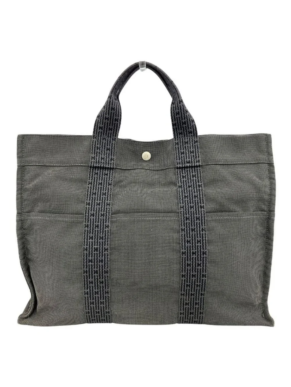 Hermes Her Line Tote Bag MM Canvas